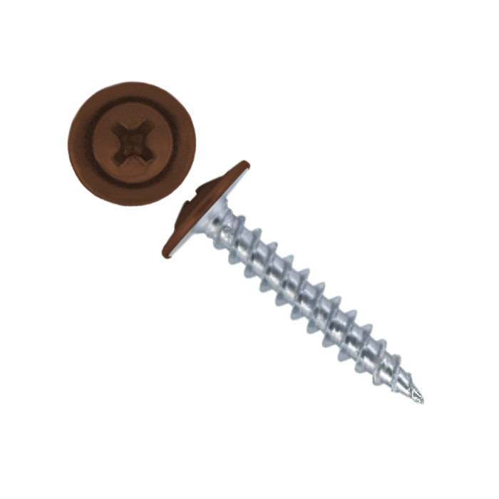 Саморез ПШ 4,2х19 (1000шт) шлиц PH2 RAL 8003